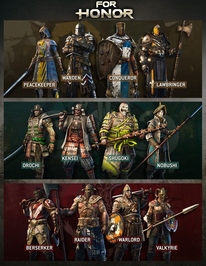 forHonor_Warriors_wip_v1