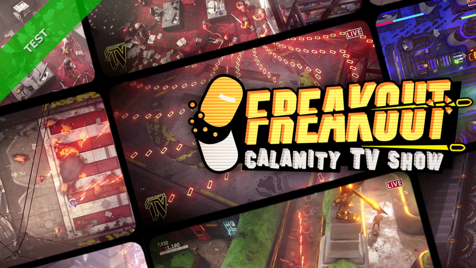 TEST Freakout Calamity TV Show XWFR